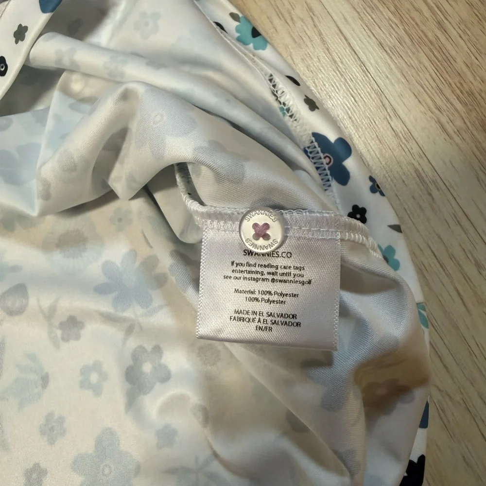Swannies Golf Sanders Floral Polo